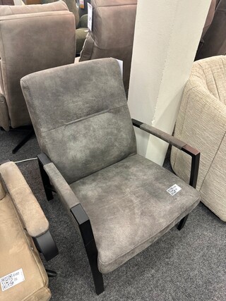 Fauteuil Jurjen, microvezel antraciet